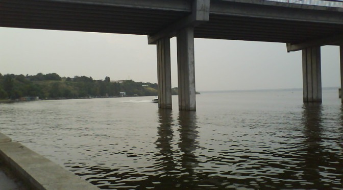 Ингульский мост снизу