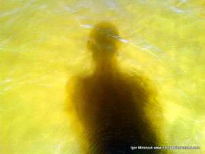 моя тень в водах Южного Буга