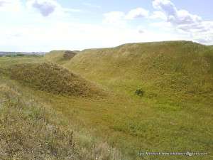 Ров, батареи, Малая Корениха