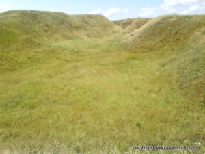 Ров, батареи, Малая Корениха