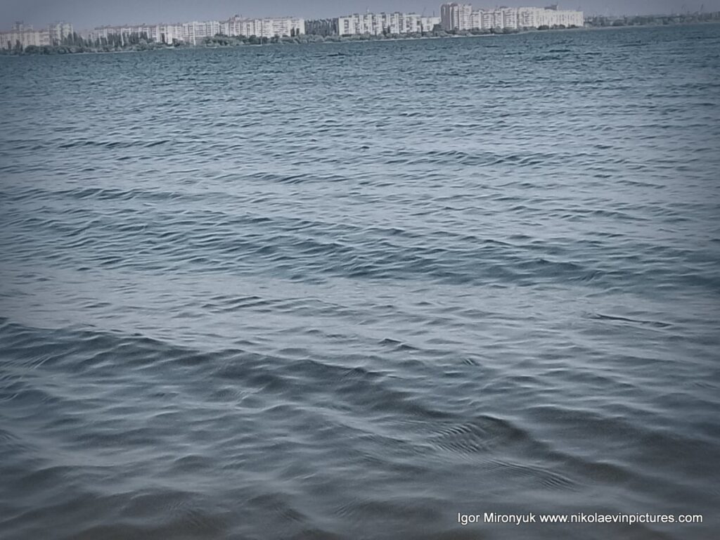 Это чёрно-белое фото Бугского лимана и Намыва.