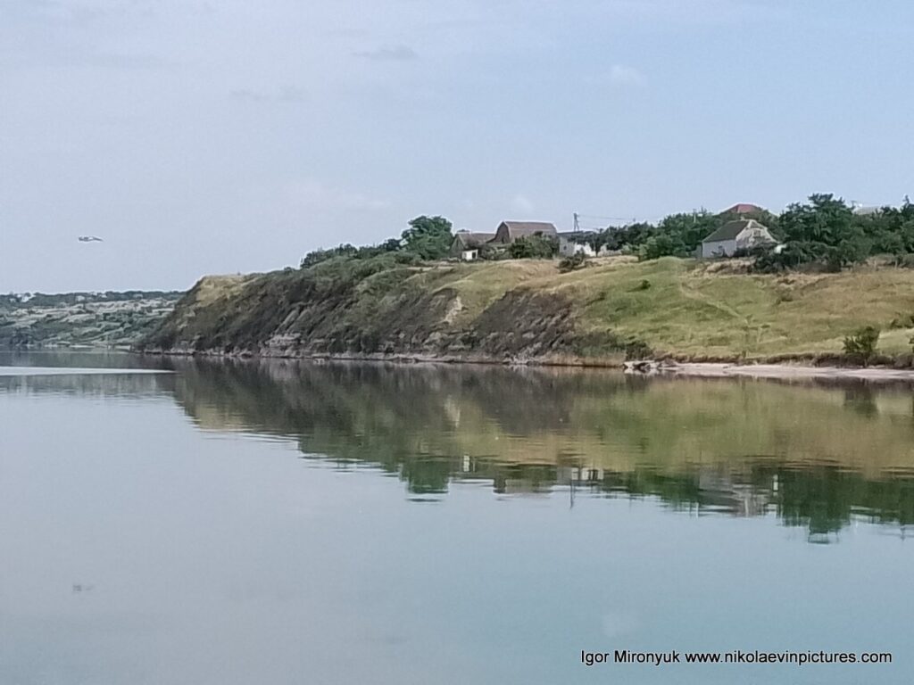 Landscape of Bolshaya Koreniha, in Nikolaev with Bugsky estuary. 