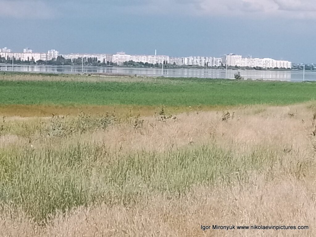 Вид на Намыв, с Большой Коренихи, Николаев.