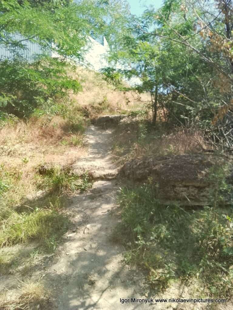 На фото лестница со Скалы 6