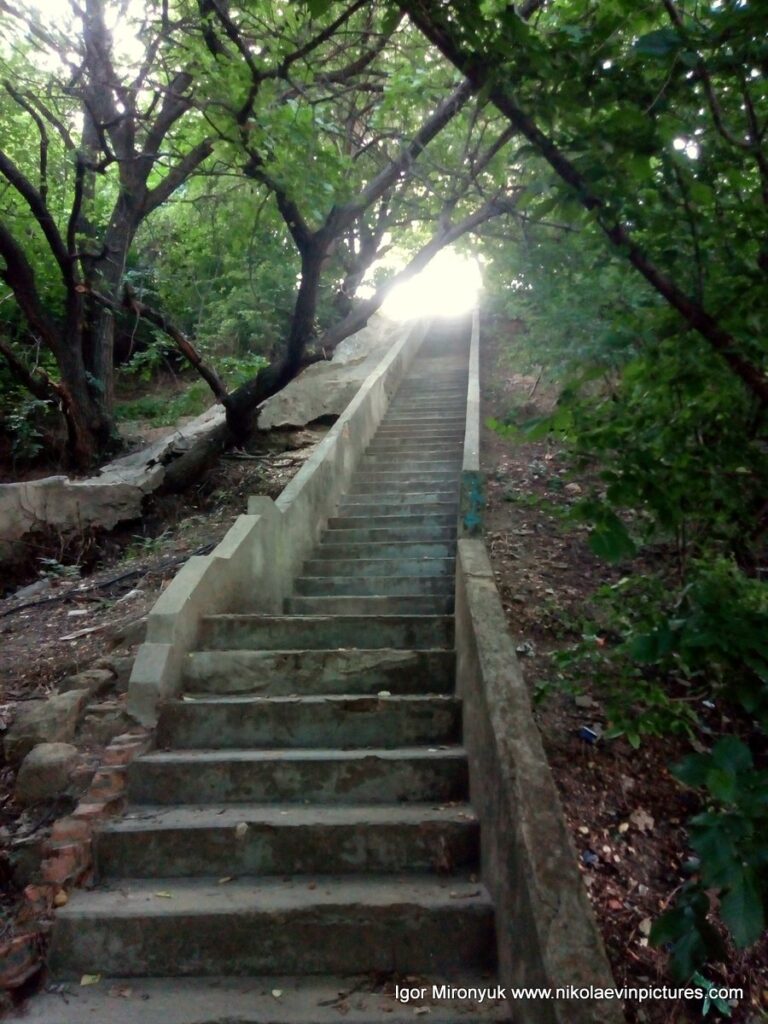 В Соляных, в Николаеве есть лестница с Улицы Скалистой наверх.