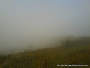 Туман в Порожнече - пустыре за Северным, в Николаеве.