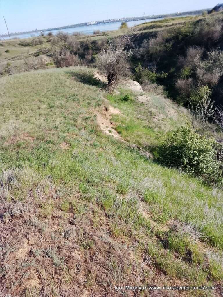 На этом фото видно и Матвеевские овраги и речку.
