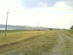 Дорога с полуострова Аляуды в Николаеве.