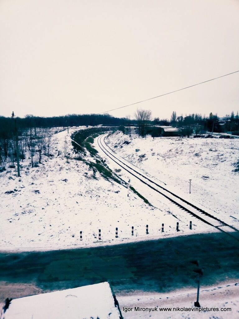 Железная дорога в Широкой Балке, Николаев.