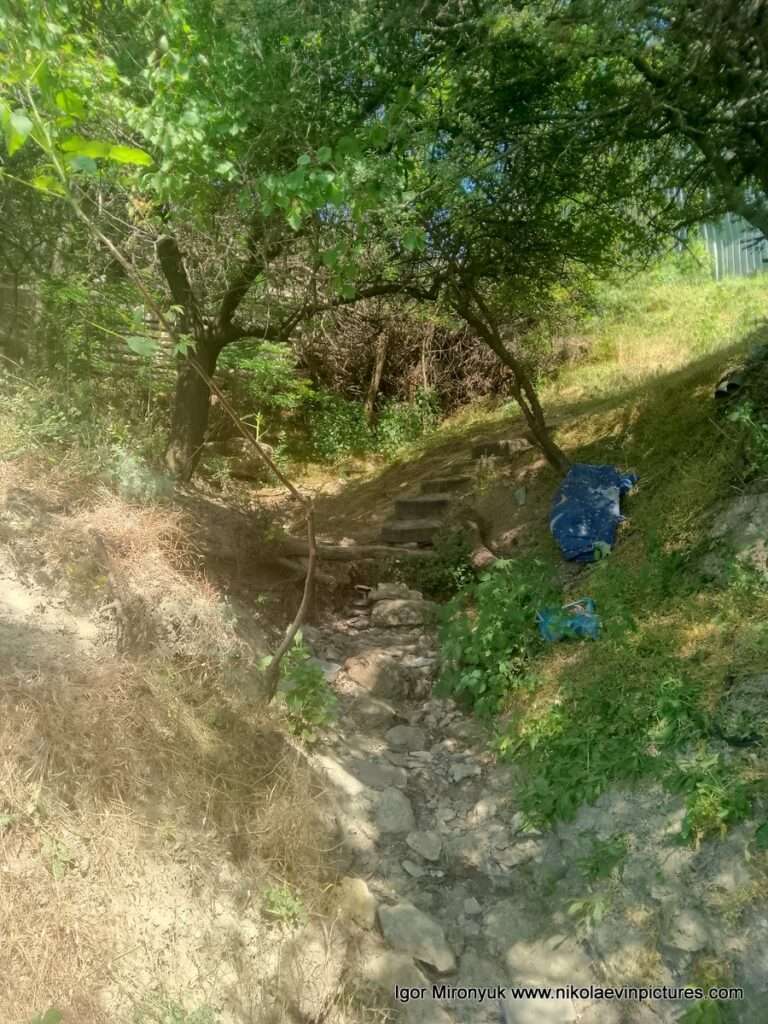 На фото лестница со Скалы 6