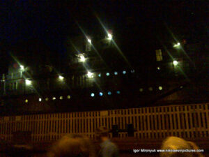 У Набережной Николаева 12 Сентября 2009-го года был пришвартован российский корабль в честь празднования дня города.