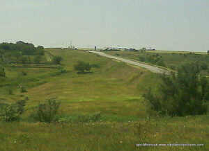 Низменная территория в Николаеве, балка.