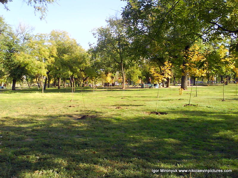 Парк Шевченка в Николаеве.