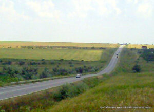 Трасса E58 в Николаеве - из Терновки в Зайчевское.
