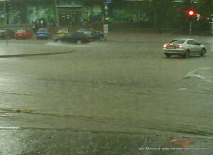 В Николаеве ливень