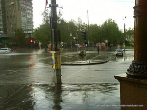 В Николаеве ливень