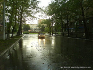 В Николаеве ливень