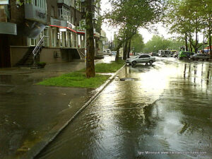 В Николаеве ливень