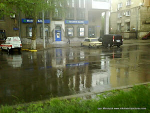 В Николаеве ливень