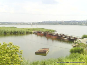 Понтонный мост на Аляуды в Николаеве.