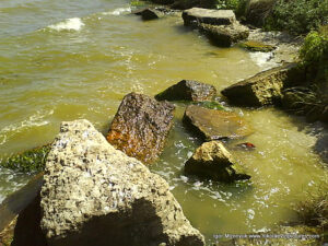 Камни на берегу Вандерленда в Николаеве.