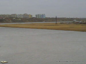 Вид на речку Ингул, камыши Ракетного Урочища, Порожнечу и Северный с Улицы Скалистой в Николаеве.