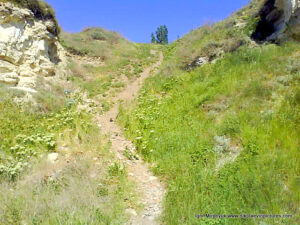 Выход с долины Скала 6 в Соляных.