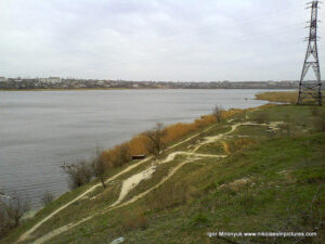 Начало Улицы Скалистой в Николаеве.