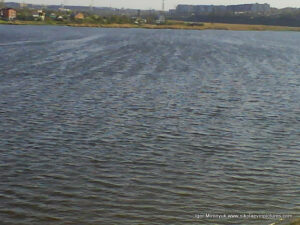 Вид на Ингул с Порожнечи.