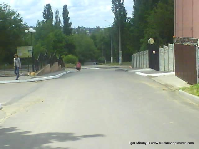 Улица Бугский спуск в Николаеве.