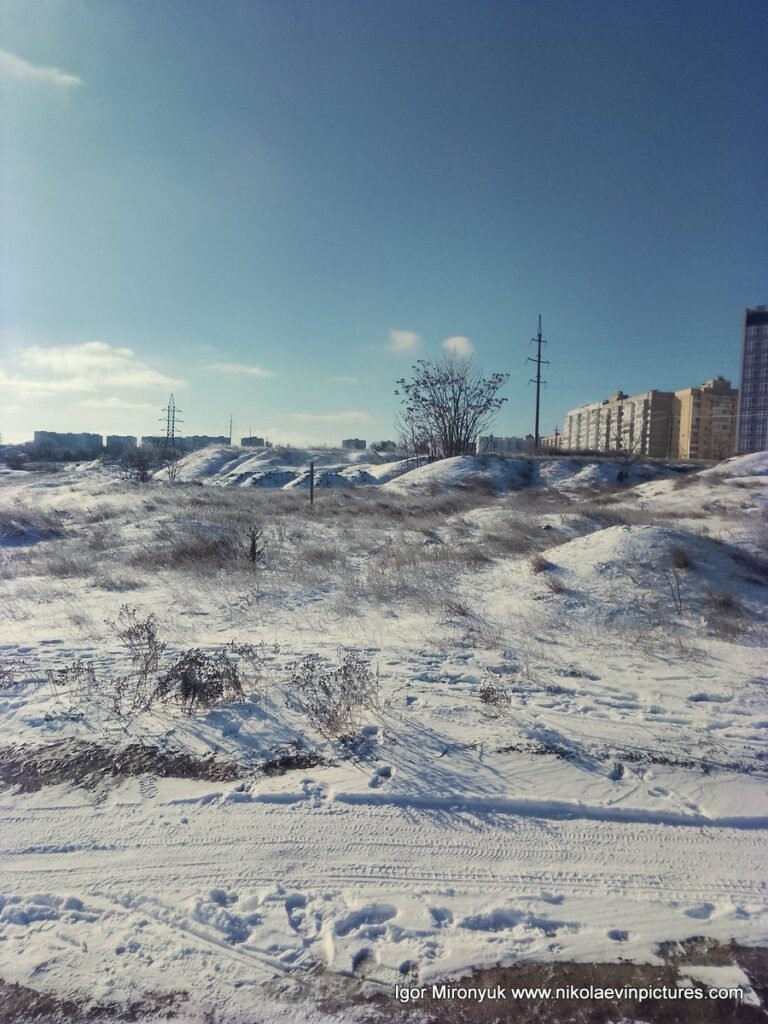 Зима в Николаеве. Пустырь Порожнеча.