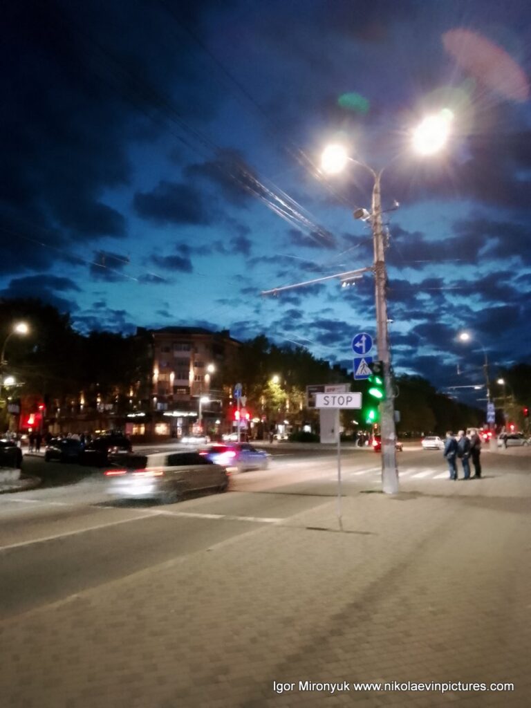 Центр города Николаева.