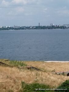 Вид на пляж, лиман и Намыв.