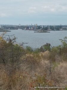 Вид на Намывский остров с "Виноградников".