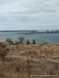Вид на Лесковкую косу с "Виноградников".